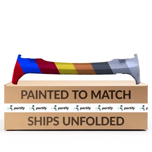 2022-2023 Mini Cooper Base/S CAPA Certified Rear Bumper F55 W/Park Distance Control 4 Door Hatchback - MC1100165C-Partify-Painted-Replacement-Body-Parts