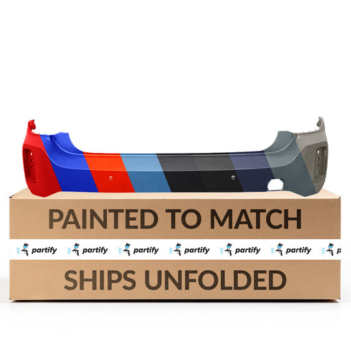 2021-2023 MINI Countryman Rear Upper Bumper With Sensor Holes/Tow Hook Hole - MC1114105-Partify-Painted-Replacement-Body-Parts