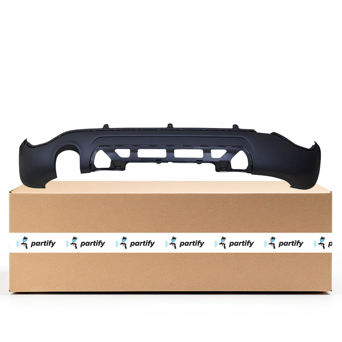 2021 MINI Countryman Rear Lower Bumper Without Sensor Holes - MC1115109-Partify-Painted-Replacement-Body-Parts