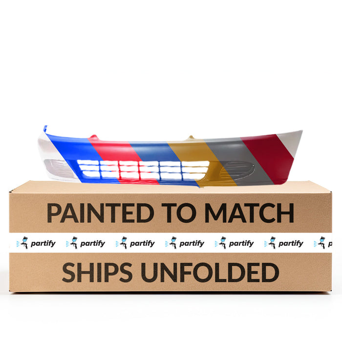 1993-1996 Dodge Colt Base/Eagle Summit DL/LX/Plymouth Colt Base CAPA Certified Front Bumper 4 Door Sedan - MI1000207C-Partify-Painted-Replacement-Body-Parts