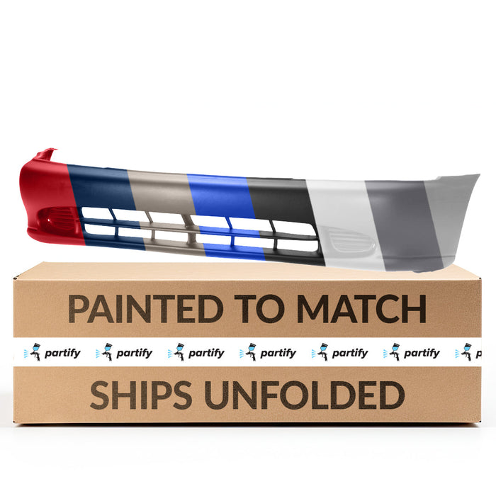 1993-1996 Mitsubishi Mirage Front Bumper 4 Door Sedan - MI1000227-Partify-Painted-Replacement-Body-Parts