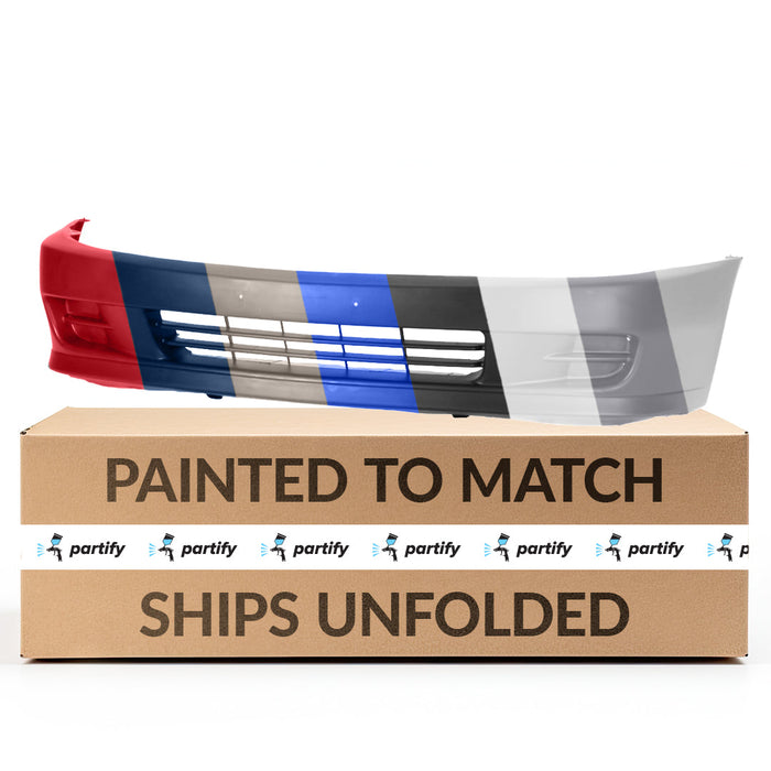 1997-2001 Mitsubishi Mirage CAPA Certified Front Bumper 4 Door Sedan - MI1000267C-Partify-Painted-Replacement-Body-Parts