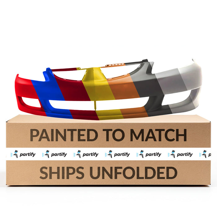 2006-2007 Mitsubishi Lancer ES/LS/OZ Rally CAPA Certified Front Bumper 4 Door Sedan - MI1000310C-Partify-Painted-Replacement-Body-Parts