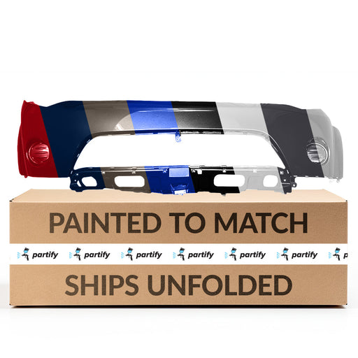 2007-2009 Mitsubishi Outlander Front Bumper Without Fog Light Holes - MI1000322-Partify-Painted-Replacement-Body-Parts