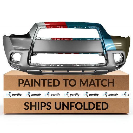 2011-2012 Mitsubishi Outlander Sport Front Bumper - MI1000331-Partify-Painted-Replacement-Body-Parts