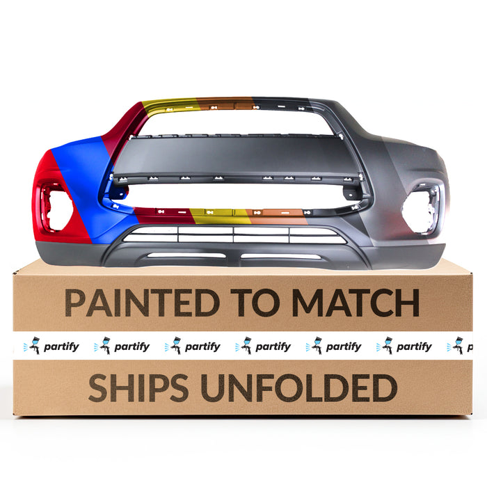 2013-2015 Mitsubishi Outlander Sport Front Bumper - MI1000333-Partify-Painted-Replacement-Body-Parts