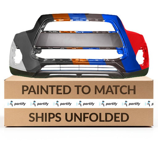 2013-2015 Mitsubishi Outlander Sport Front Bumper - MI1000333-Partify-Painted-Replacement-Body-Parts