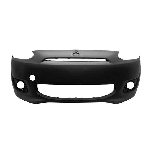 2014-2015 Mitsubishi Mirage Front Bumper W/Fog Lamps - MI1000337-Partify-Painted-Replacement-Body-Parts