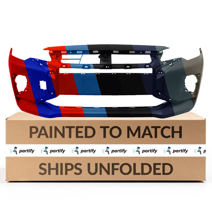 2021-2023 Mitsubishi Mirage/Mirage G4 CAPA Certified Front Bumper - MI1000352C-Partify-Painted-Replacement-Body-Parts