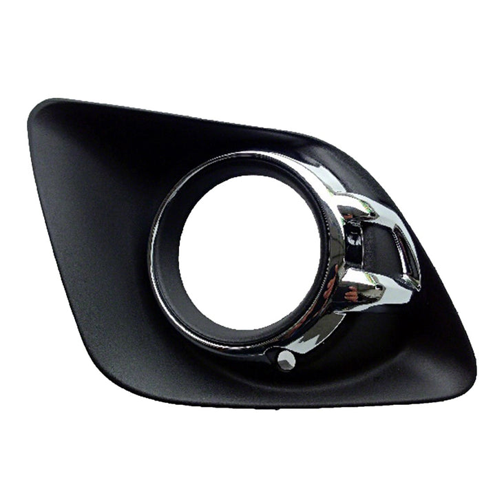 2011-2012 Mitsubishi Outlander Sport/RVR Front Driver Side Bumper Insert Fog Lamp Bezel Chrome - MI1038113-Partify-Painted-Replacement-Body-Parts