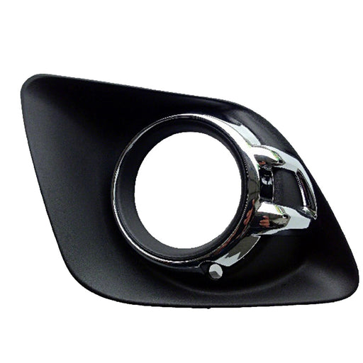 2011-2012 Mitsubishi Outlander Sport/RVR Front Driver Side Bumper Insert Fog Lamp Bezel Chrome - MI1038113-Partify-Painted-Replacement-Body-Parts