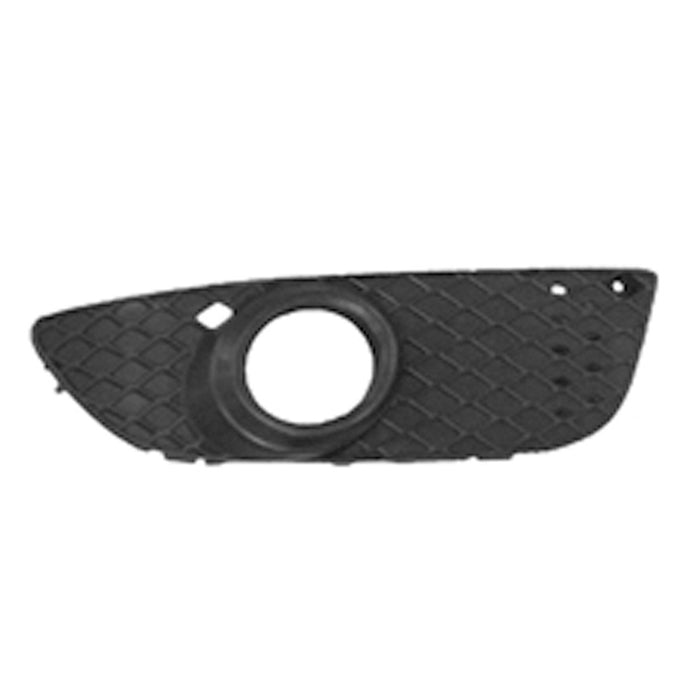 2008-2015 Mitsubishi Lancer Front Passenger Side Bumper Insert Bezel W/Fog Lamps - MI1039107-Partify-Painted-Replacement-Body-Parts