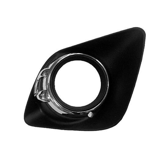 2011-2012 Mitsubishi Outlander Sport/RVR Front Passenger Side Bumper Insert Fog Lamp Bezel Chrome - MI1039113-Partify-Painted-Replacement-Body-Parts