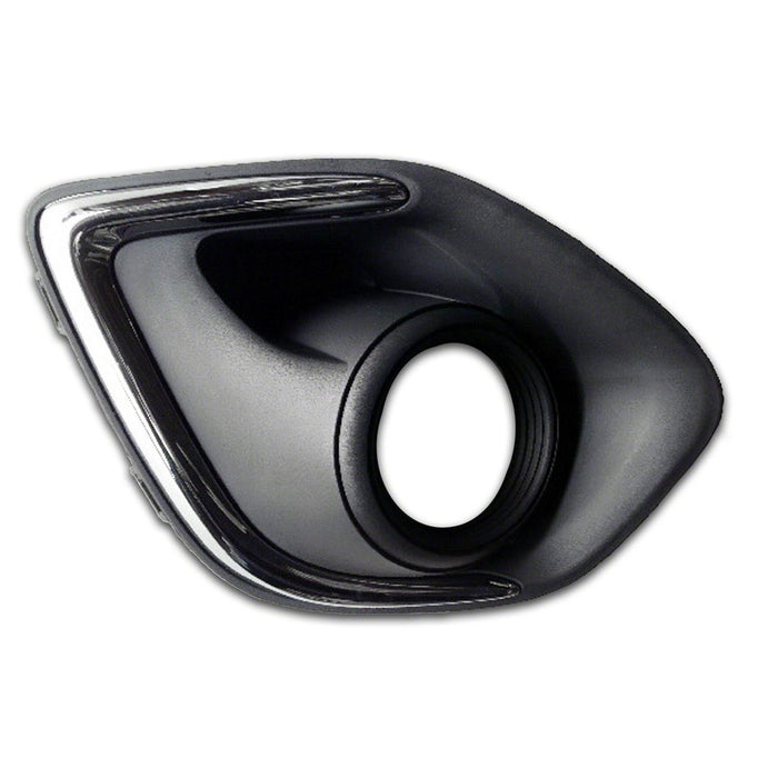 2013-2015 Mitsubishi Outlander Sport/RVR Front Passenger Side Bumper Insert Fog Lamp Bezel Chrome - MI1039116-Partify-Painted-Replacement-Body-Parts