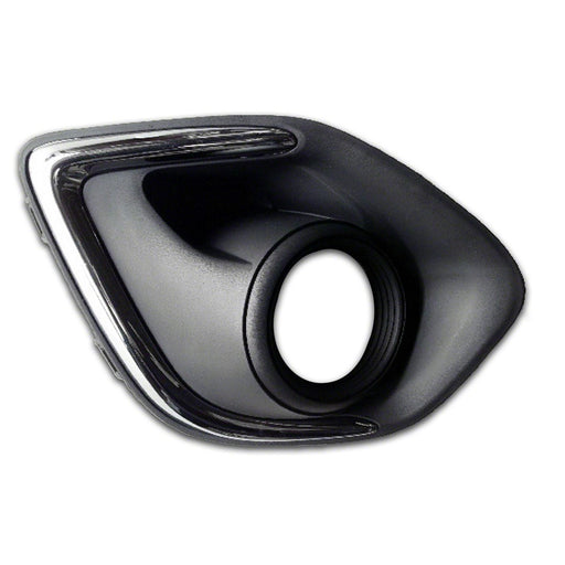 2013-2015 Mitsubishi Outlander Sport/RVR Front Passenger Side Bumper Insert Fog Lamp Bezel Chrome - MI1039116-Partify-Painted-Replacement-Body-Parts