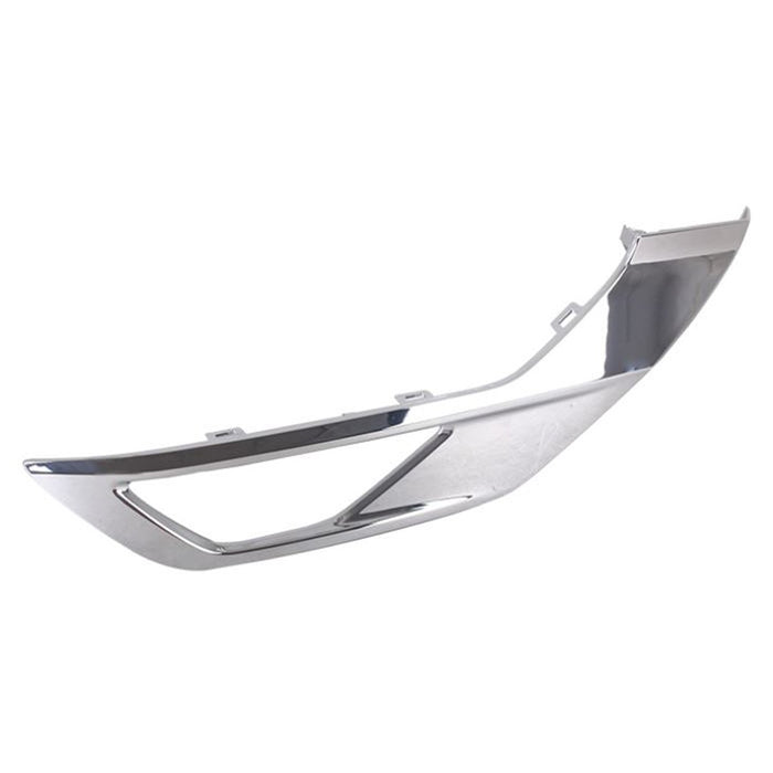 2022-2024 Mitsubishi Outlander SE/SEL Front Passenger Side Bumper Insert Fog Lamp Bezel W/Fog Lamps Chrome - MI1039133-Partify-Painted-Replacement-Body-Parts