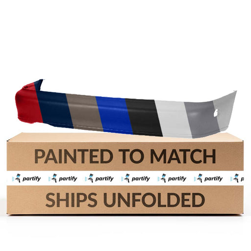 1993-1996 Mitsubishi Mirage Rear Bumper Gray 4 Door Sedan - MI1100130-Partify-Painted-Replacement-Body-Parts