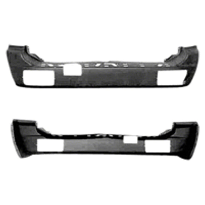 1997-1999 Mitsubishi Montero Sport Rear Bumper W/Spare Tire Carrier - MI1100252-Partify-Painted-Replacement-Body-Parts