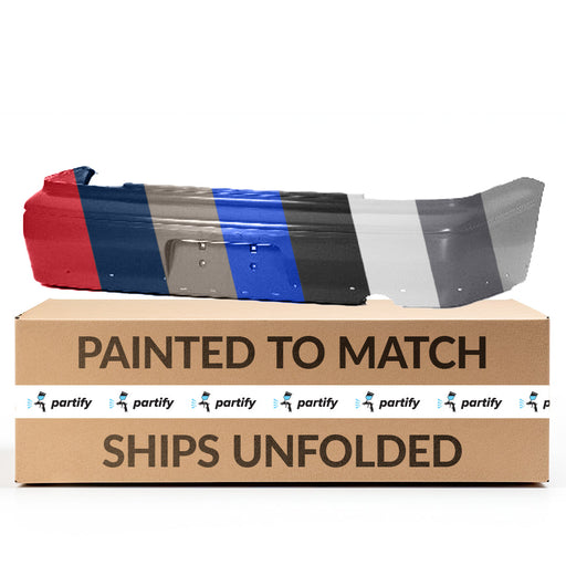 2002-2003 Mitsubishi Lancer OZ Rally Rear Bumper 4 Door Sedan - MI1100261-Partify-Painted-Replacement-Body-Parts