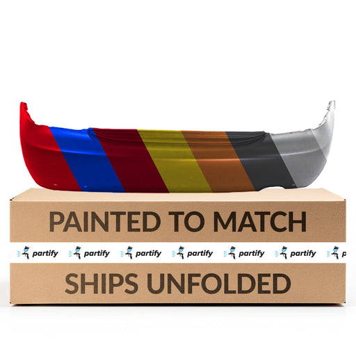 2004-2006 Mitsubishi Lancer Ralliart Rear Bumper 4 Door Sedan - MI1100278-Partify-Painted-Replacement-Body-Parts