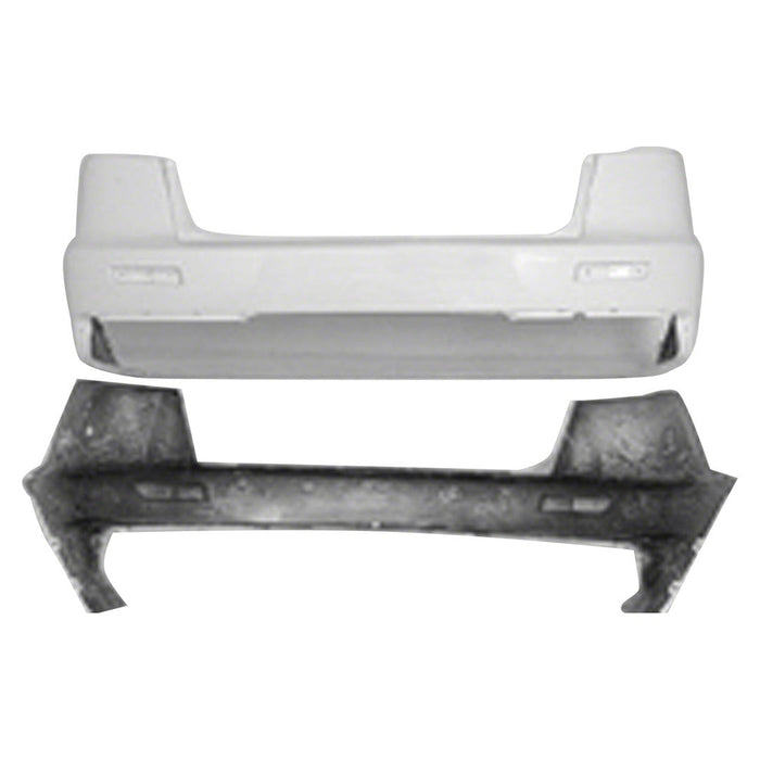 2008-2015 Mitsubishi Lancer Evolution Final Edition/Evolution GSR/Evolution MR/Evolution MR Touring/Evolution RS/Evolution SE Rear Bumper - MI1100288-Partify-Painted-Replacement-Body-Parts