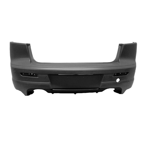 2009-2015 Mitsubishi Lancer Ralliart/Ralliart Sportback Rear Bumper W/Textured Center Lower Turbocharged - MI1100294-Partify-Painted-Replacement-Body-Parts