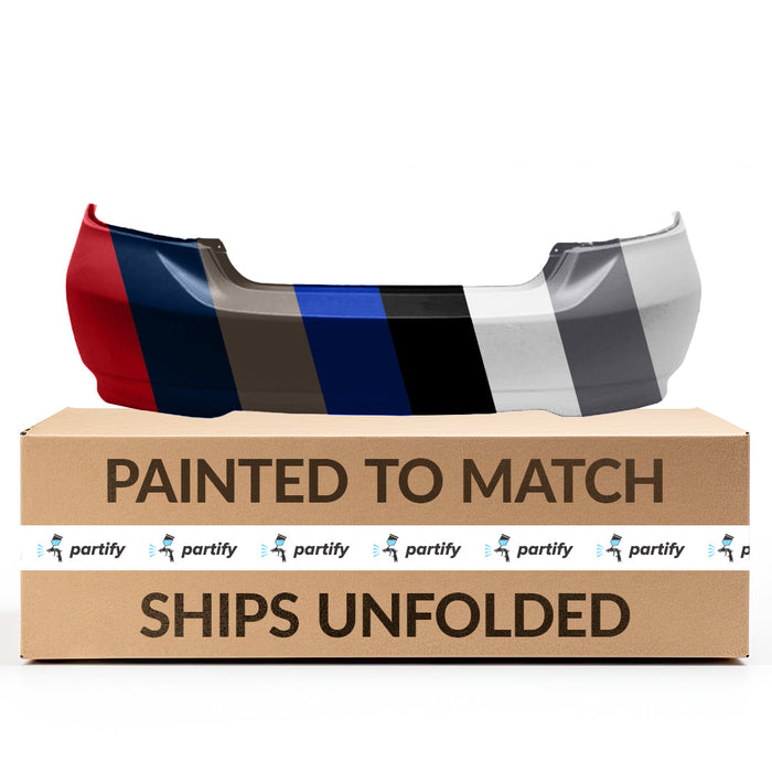 2017-2020 Mitsubishi Mirage G4 Sedan Rear Bumper - MI1100303-Partify-Painted-Replacement-Body-Parts