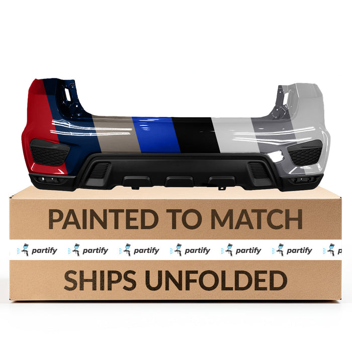 2020-2022 Mitsubishi Outlander Sport Rear Bumper - MI1100310-Partify-Painted-Replacement-Body-Parts