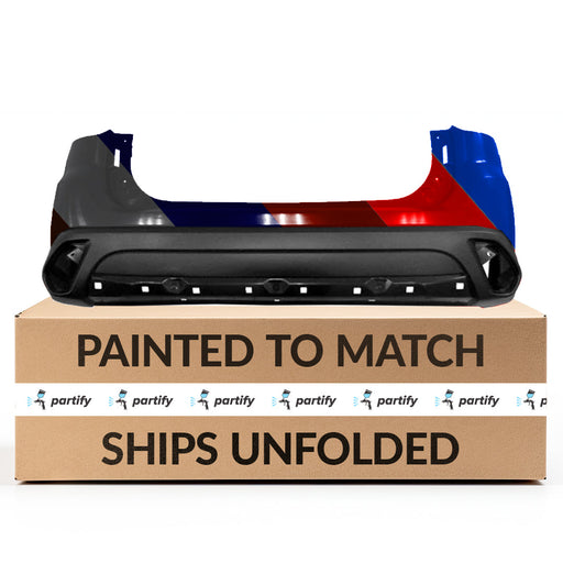 2018 Mitsubishi Outlander PHEV Rear Bumper - MI1100311-Partify-Painted-Replacement-Body-Parts