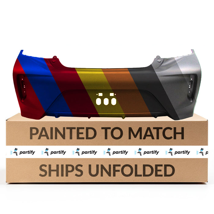 2021-2023 Mitsubishi Mirage Rear Bumper - MI1100313-Partify-Painted-Replacement-Body-Parts