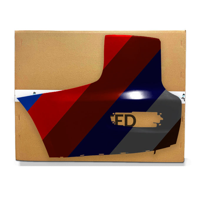 2010-2013 Mitsubishi Outlander Driver Side Rear Bumper End - MI1104114-Partify-Painted-Replacement-Body-Parts