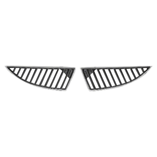 2004-2005 Mitsubishi Lancer DE/ES/LS/LS Diamond/OZ Rally/Ralliart Grille Right Side Bright & Silver & W/11 Strp Assembly 4 Door Sedan - MI1200249-Partify-Painted-Replacement-Body-Parts