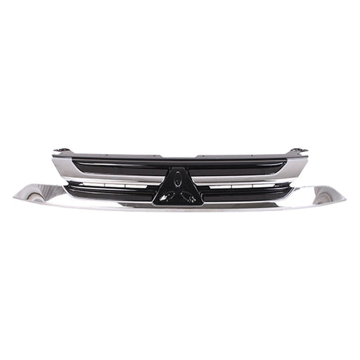 2018 Mitsubishi Outlander Grille Chrome/Black Assembly - MI1200275-Partify-Painted-Replacement-Body-Parts