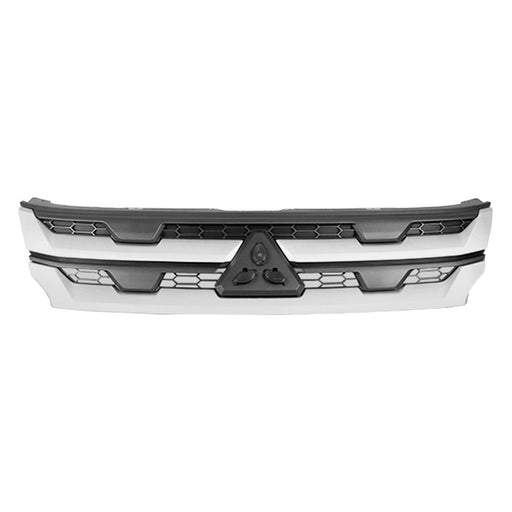 2020-2023 Mitsubishi Outlander Sport Grille Silver/Black Assembly - MI1200279-Partify-Painted-Replacement-Body-Parts