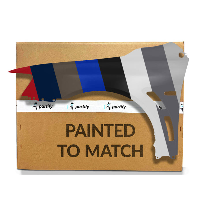 2008-2015 Mitsubishi Lancer Evolution Driver Side Fender - MI1240176-Partify-Painted-Replacement-Body-Parts