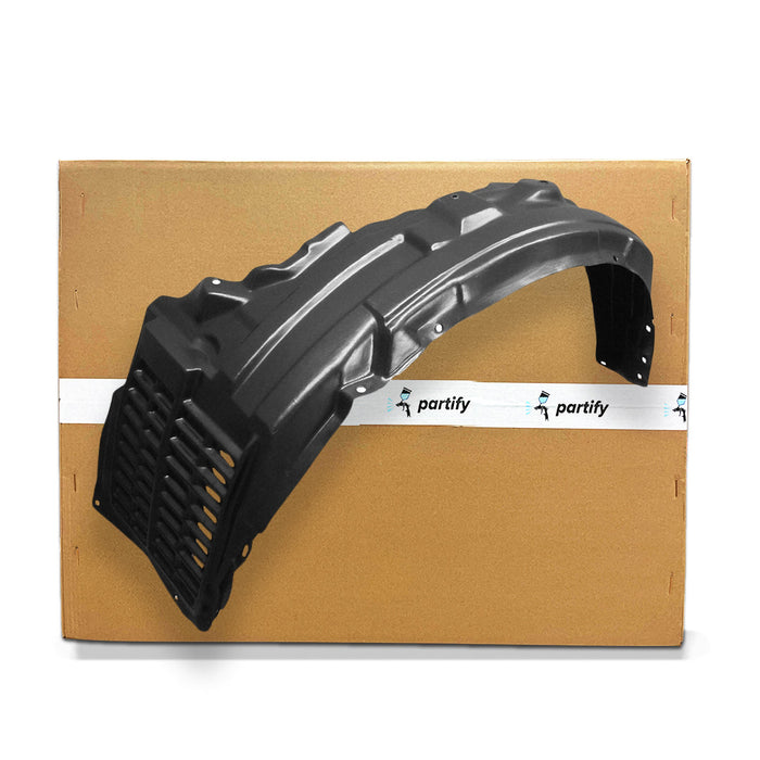 2010-2015 Mitsubishi Lancer CAPA Certified Driver Side Fender Liner Mat: Pe/Vacuum Form 2.4L L4/2L L4 - MI1248131C-Partify-Painted-Replacement-Body-Parts