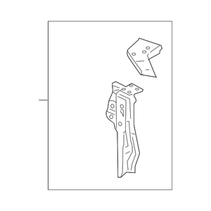 Passenger Side Headlight Bracket image