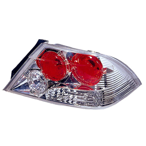 Mitsubishi Lancer Tail Light Set Altezza Design W/Clear Outer Lens & Red Inner Lens Chrome - MI2811117