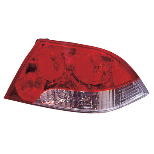 Mitsubishi Lancer Tail Light Set Altezza Design W/Red Outer Lens & Clear Inner Lens Chrome - MI2811118