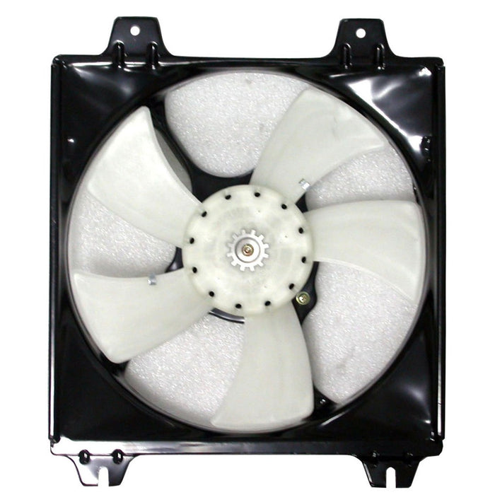1995-1999 Eagle Talon/Mitsubishi Eclipse A/C Condenser Fan Assembly Includes Motor/Blade/Shroud 2L L4 Turbocharged/Turbocharged - MI3113104-Partify-Painted-Replacement-Body-Parts