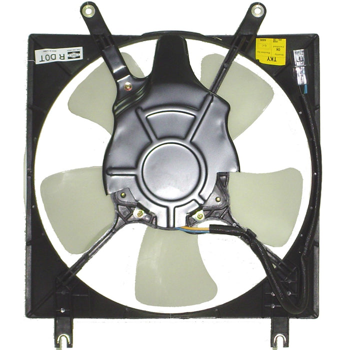 1995-1999 Mitsubishi Eclipse A/C Condenser Fan Assembly Includes Motor/Blade/Shroud 2L L4 Naturally Aspirated - MI3113112-Partify-Painted-Replacement-Body-Parts