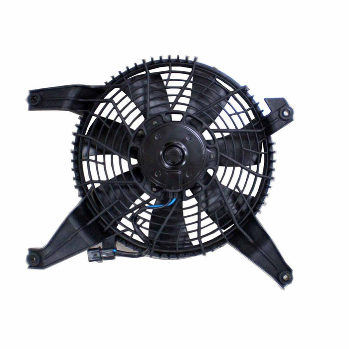 2001-2003 Mitsubishi Montero A/C Condenser Fan Assembly Includes Motor/Blade/Shroud - MI3113117-Partify-Painted-Replacement-Body-Parts