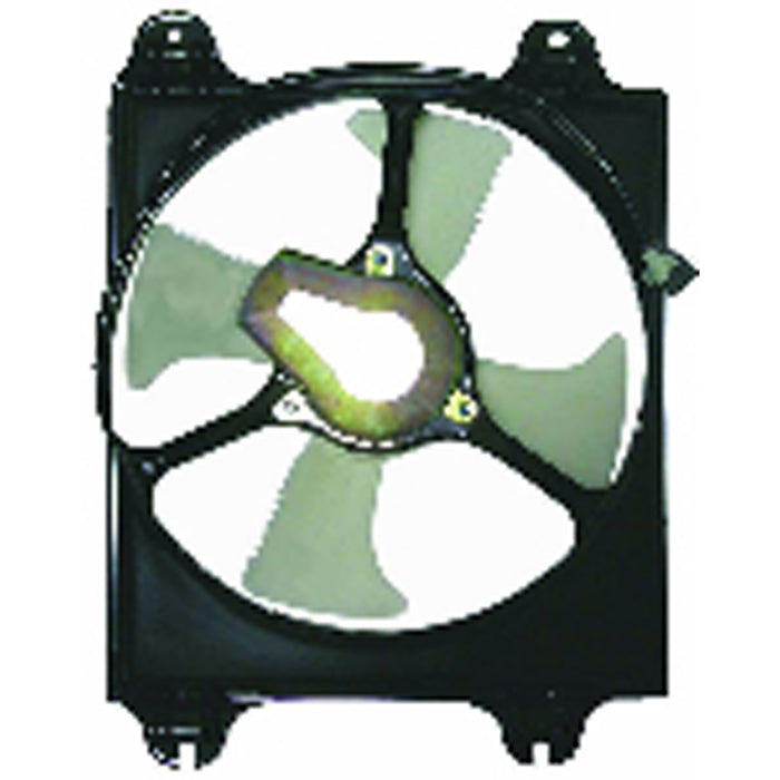 2004-2008 Mitsubishi Galant A/C Condenser Fan Assembly Includes Motor/Blade/Shroud 3.8L V6 - MI3113119-Partify-Painted-Replacement-Body-Parts