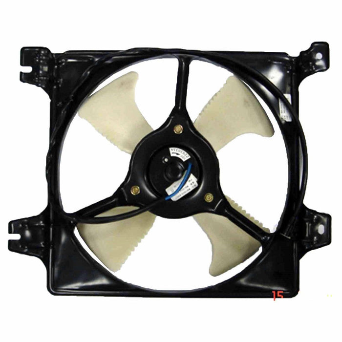 1999-2003 Mitsubishi Galant A/C Condenser Fan Assembly Includes Motor/Blade/Shroud 2.4L L4 - MI3113121-Partify-Painted-Replacement-Body-Parts