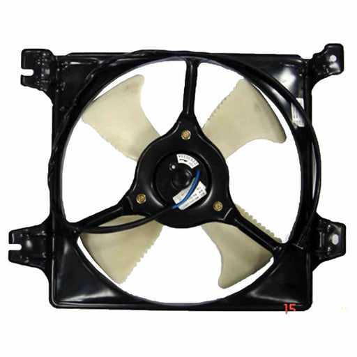 1999-2003 Mitsubishi Galant A/C Condenser Fan Assembly Includes Motor/Blade/Shroud 2.4L L4 - MI3113121-Partify-Painted-Replacement-Body-Parts