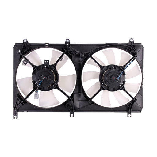 2004-2012 Mitsubishi Galant Engine Cooling Fan Assembly Motor/Blade/Shroud Dual Fan Assembly 2.4L L4 - MI3115120-Partify-Painted-Replacement-Body-Parts