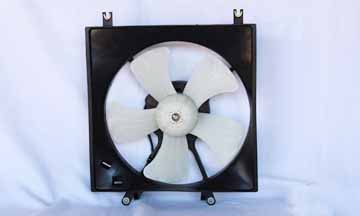 1997-2001 Mitsubishi Mirage Engine Cooling Fan Assembly Motor/Blade/Shroud - MI3115125-Partify-Painted-Replacement-Body-Parts