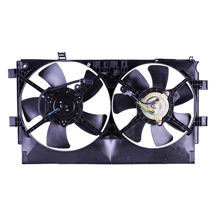 2008-2015 Mitsubishi Lancer ES Sportback/Evolution Final Edition/Evolution GSR/Evolution MR/Evolution MR Touring/Evolution RS/Evolution SE/GT Sportback/Ralliart Sportback/SE Sportback Engine Cooling Fan Assembly Dual Fan Assy 2L L4/Turbocharged - MI3115140-Partify-Painted-Replacement-Body-Parts