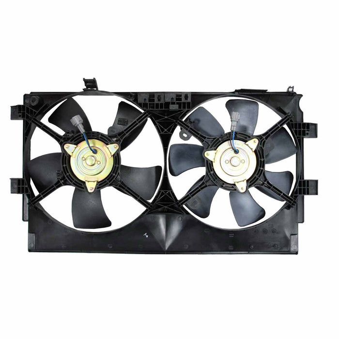 2008-2013 Mitsubishi Outlander Engine Cooling Fan Assembly Dual Fan Assembly 2.4L L4 - MI3115142-Partify-Painted-Replacement-Body-Parts