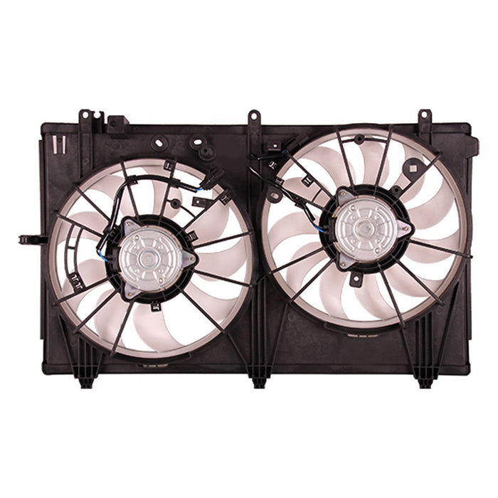 2014-2016 Mitsubishi Outlander Engine Cooling Fan Assembly To 6-15 Motor/Blade/Shroud Assembly 2.4L L4 - MI3115148-Partify-Painted-Replacement-Body-Parts
